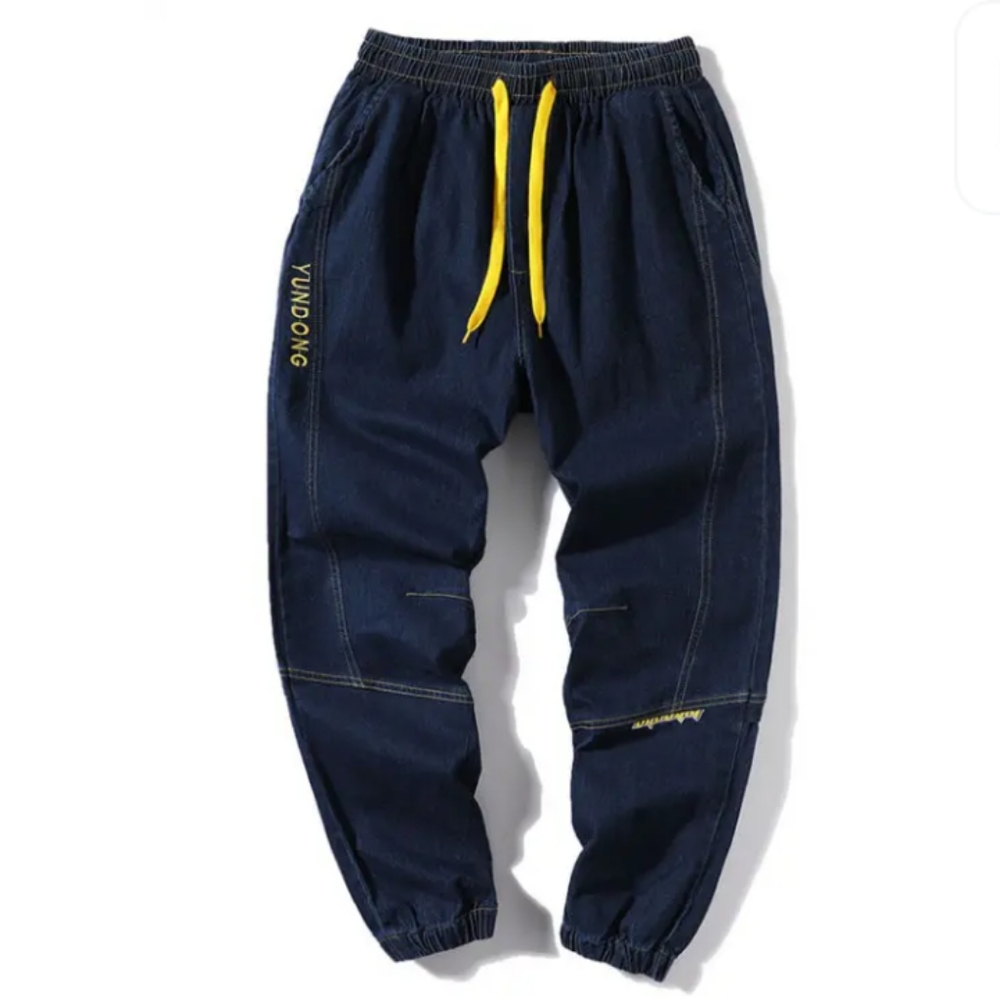 Zaful Letter Embroidery jeans-denim